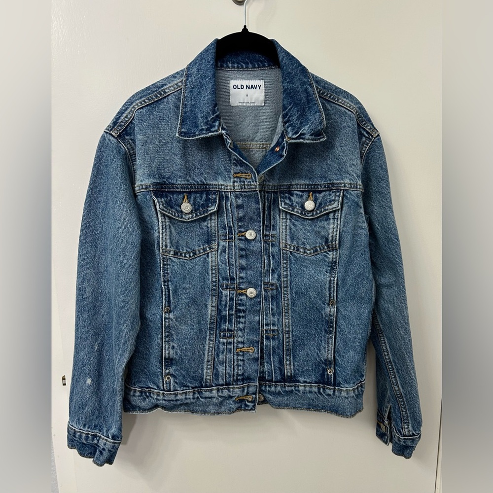 Old Navy Blue Denim Jacket Sz Small